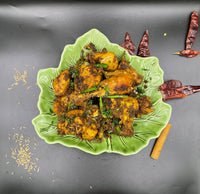 Chicken Pachi Mirchi  Roast With Kobbari Palu