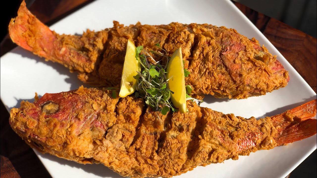 Full Fish Fry (Red Snapper)
