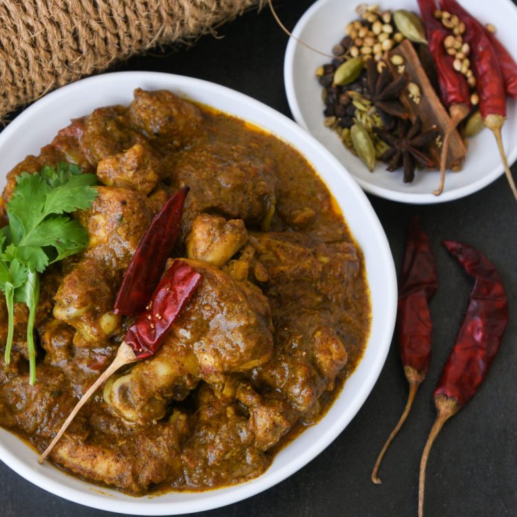 Gongura Chicken  Curry