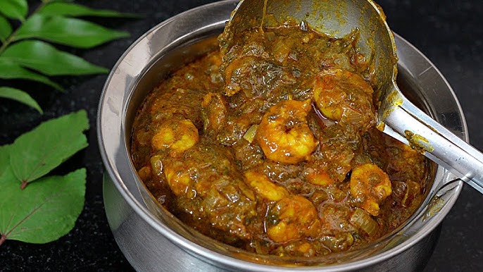 Gongura Royyala Curry