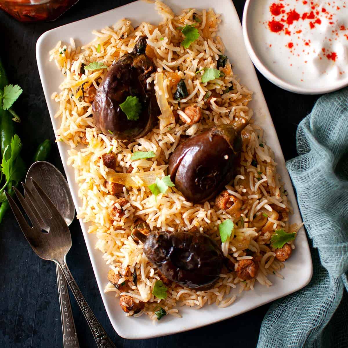Gutti Vankaya Biryani