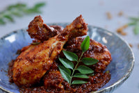 Karivepaku Kodi  Roast With Kobbari Palu