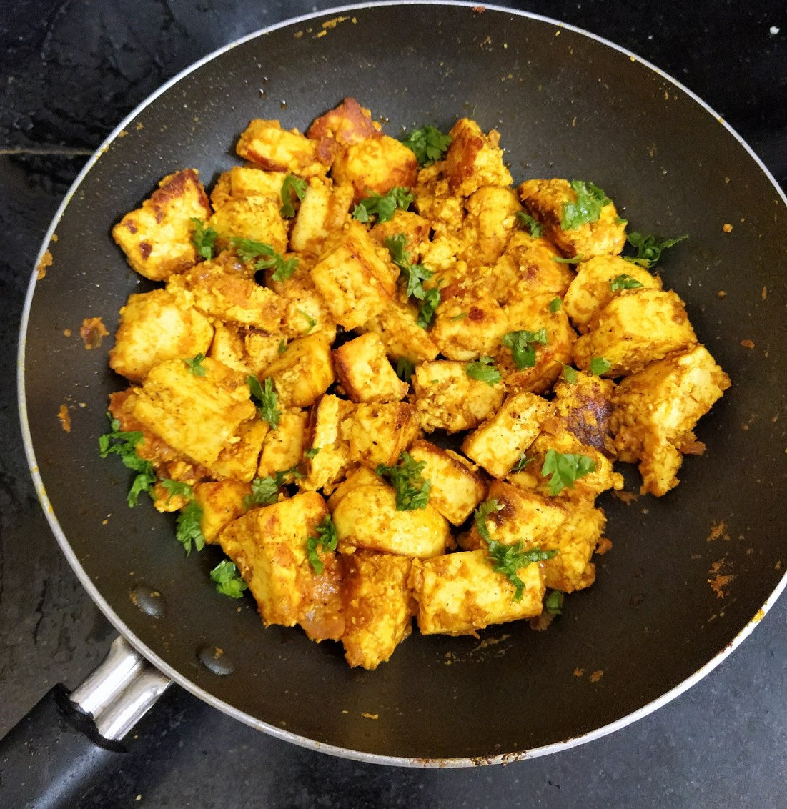 Paneer Pachimirchi Ghee Roast