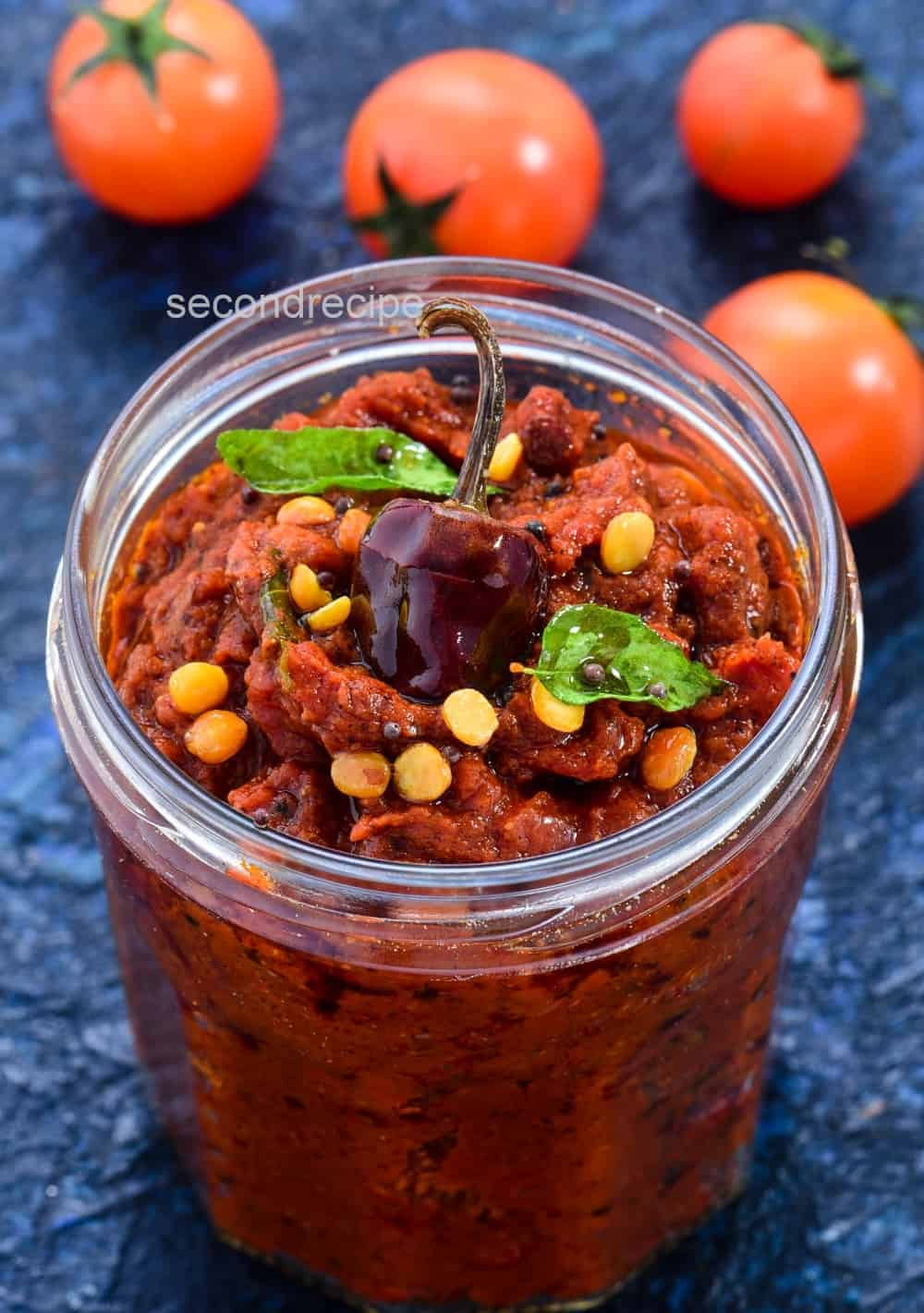 Tomato Pachi Mirchi Pachadi