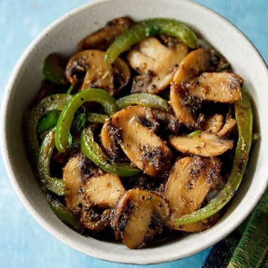 Mushroom Pepper Masala